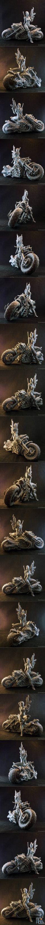 Cyber Metal Biker – 3D Print