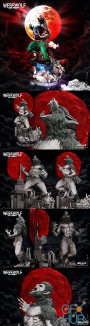 Wicked - Werewolf Sculpture – 3D Print