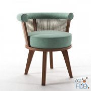 George Dining Chair (max, obj, fbx, c4d)