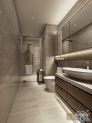 Modern bathroom interior 065