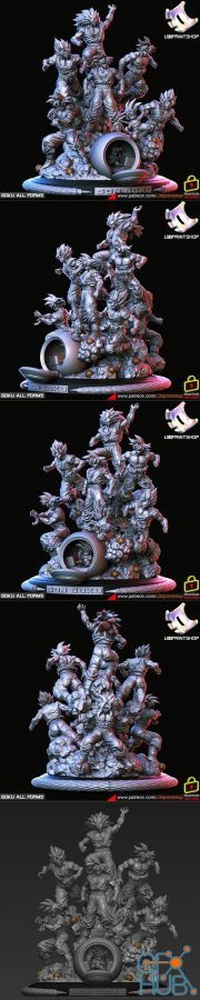 Goku All form – 3D Print