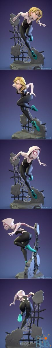 Spider Gwen – 3D Print
