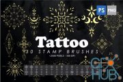 Envato – 30 Tattoo Ornament Photoshop Stamp Brushes