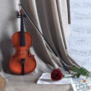 Composition with violin