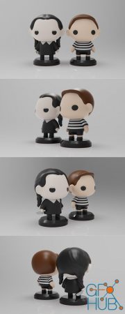 PlaKit Addams Family Pugsley – 3D Print