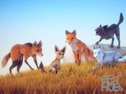 Unity Asset – Poly Art: Fox v1.5