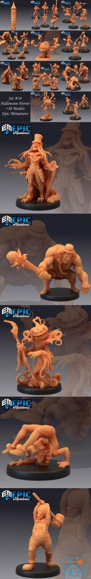 Epic Minis - Halloween Horror – 3D Print