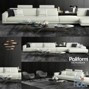 Mondrian sofa by Poliform