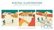 Skillshare - Digital Illustration: Turn Hand Sketches into Graphic Art