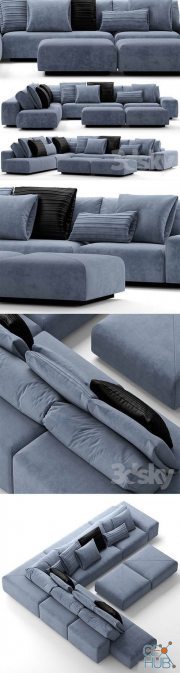 Modern sofa BAXTER MONSIEUR MODULAR