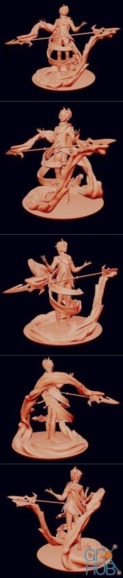 Tartaglia Childe - Genshin Impact – 3D Print