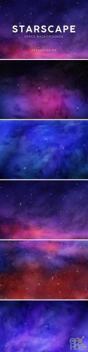 Space Starscape Backgrounds 2
