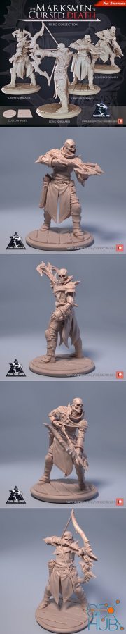 Marksmen of Cursed Death Hero Collection – 3D Print