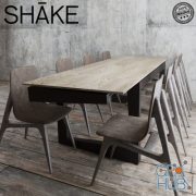 Shake Twist Table & hio chair