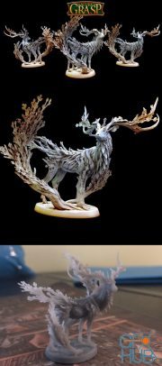 Thicket Stag (Pose 02)