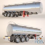 Gasoline Fuel Tanker Trailer Semitrailer tank for fuel transportation