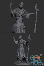 Old Priest – 3D Print