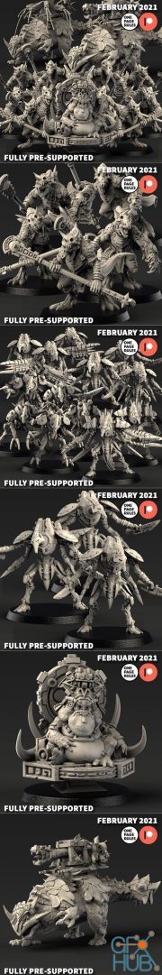 One Page Rules February 2021 – 3D Print