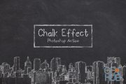 CreativeMarket - Chalk Effect Photoshop Action 3685500