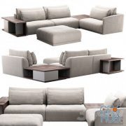 Natuzzi Long Beach Sofa