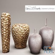 Vase set by Howard Elliott