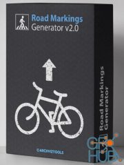 Road Markings Generator 2.0 for 3ds Max