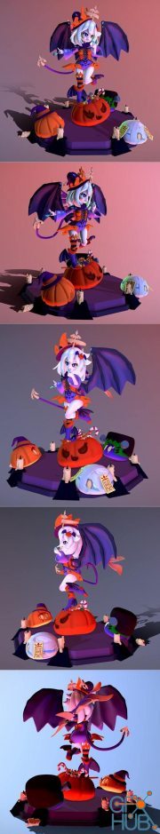 Halloween Paimon - Genshin Impact – 3D Print