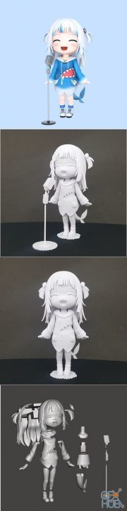 Gawr Gura – 3D Print