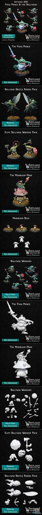 Warploque - Frog Prince and the Bullywugs – 3D Print