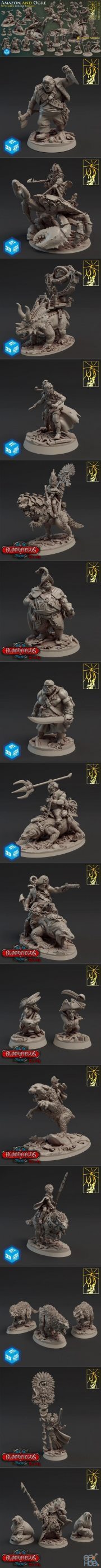 Amazons and Ogres – 3D Print