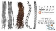 HairTG – Hair & Fur for Substance Designer