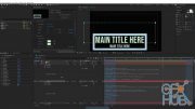 Skillshare – Build Branded Graphics with Animated Lower Thirds in Adobe After Effects