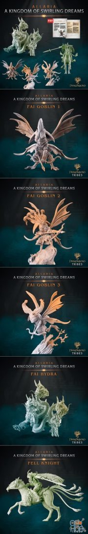 A Kingdom of Swirling Dreams – 3D Print