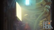 Gumroad – Blitz 3D Scene – Cinema 4D scene and tutorial, Octane render