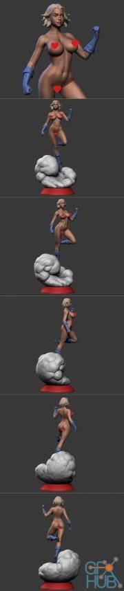 Power Girl NSFW Version – 3D Print