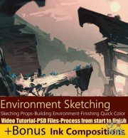 ArtStation – Environment Sketching-Props and Building v.1 – Hue Teo
