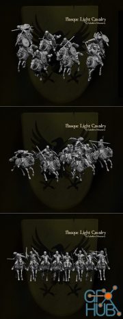 11th and 12th century Spanish Christian Light Cavalry – 3D Print
