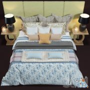 Bed with Zara Home bedding