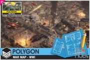 Unity Asset – POLYGON – War Map – WWI