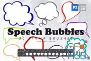 Envato – 30 Speech Bubbles Photoshop Stamp Brushes