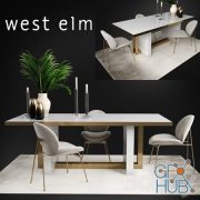 Table and Chair West Elm Collections