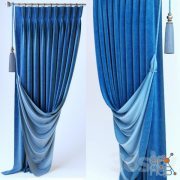 Curtains. French braid