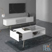 TV stand with table 88