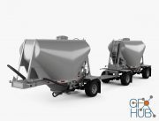 Hum3D - Beall 550 Dry Bulk Double Trailer 2016