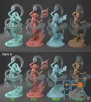 Twin Goddess Miniatures April 2020 – 3D Print
