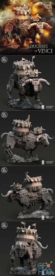 One Page Rules - Vinci Bull Titan – 3D Print