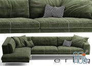 Sectional sofa EDIZIONE by ERBA ITALIA