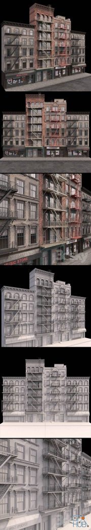 New York Brooklyn buildings fasads