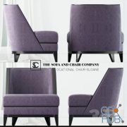 Sloane occasional chair by The Sofa & Chair Company Ltd