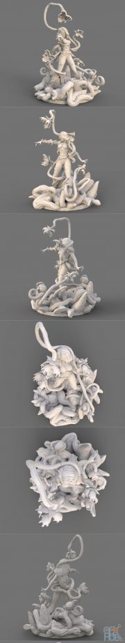 Poison Ivy Statue – 3D Print